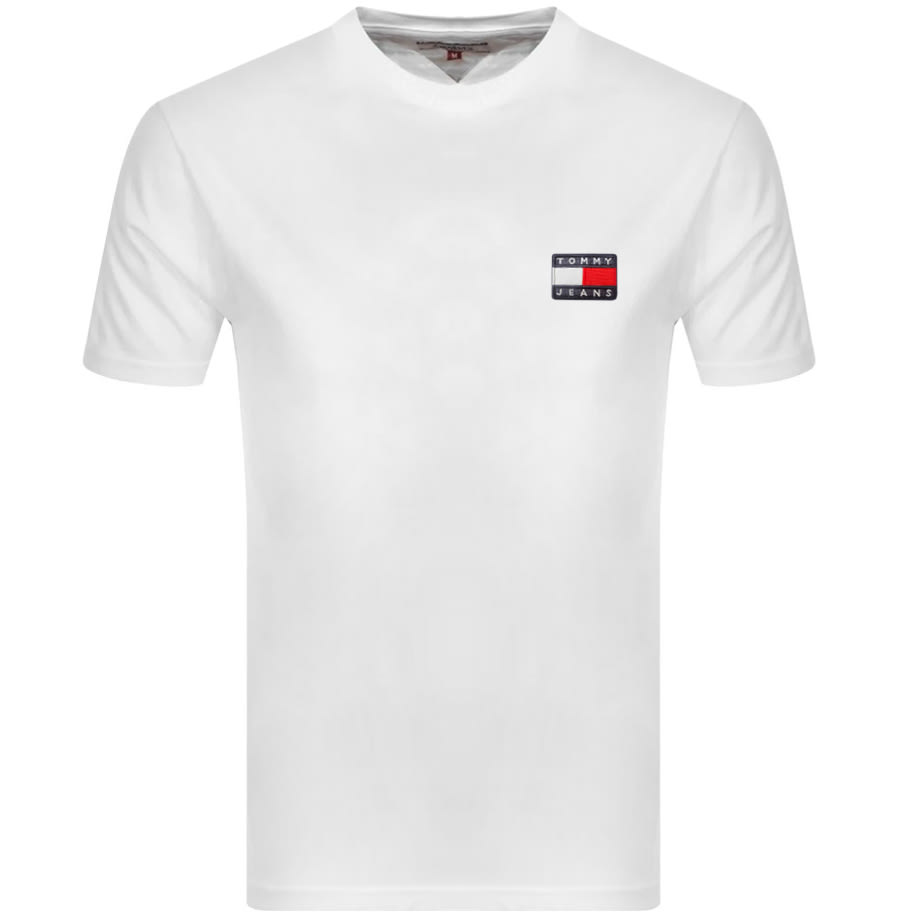 Alternative Image for ProductTommy Jeans Badge T Shirt White1